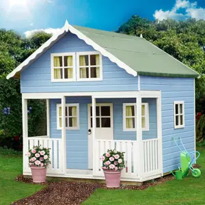 Shire 8x9 ft Lodge Whitewood pine Playhouse - Assembly required