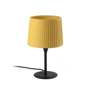 Luminosa Samba Table Lamp Round Tapered Yellow, E27