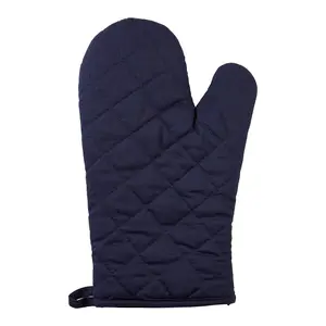 Interiors by Premier Modern Retro White / Blue Single Oven Glove