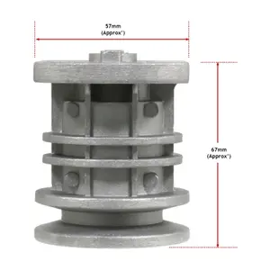 SPARES2GO Blade Boss Adaptor Hub 22.2mm compatible with Mountfield 421PD 422PD 460PD Lawnmower