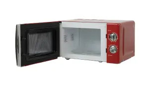 Russell Hobbs RHMM701R-N Colours Plus 17 Litre Red Manual Microwave