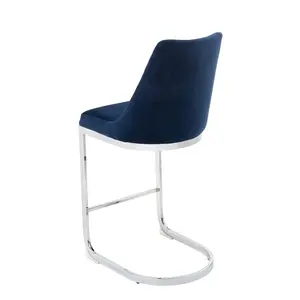 Pires Bar Stool (Set of 2) Blue