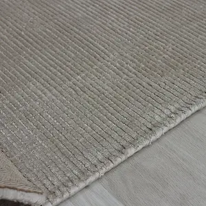 Plain White Modern Handmade Rug For Dining Room Bedroom & Living Room-200cm X 300cm