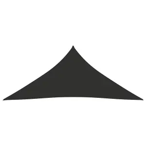 Berkfield Sunshade Sail Oxford Fabric Triangular 6x6x6 m Anthracite