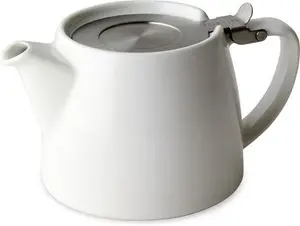 Whittard Forlife White Stump Teapot With Infuser