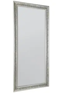 MirrorOutlet Langton Silver Shabby Chic Dress Mirror 160 x 73 CM