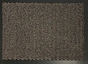 Serdim Rugs Non Slip Dirt Trapper Rubber Edged PVC Barrier Door Entrance Mats Brown 90x120 cm