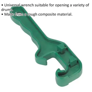 Universal Drum Wrench - Tough Composite Material - Oil Drum Opening Tool