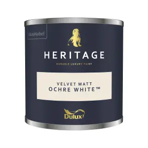 Dulux Heritage Velvet Matt - 125ml Tester Pot - Ochre White