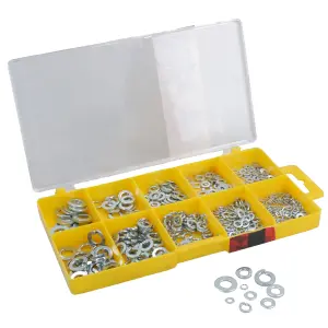 Spring and Flat Metric Assorted Washers 3mm / 4mm / 5mm / 6mm / 8mm 500pc