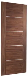 Internal Walnut Pre-finished Portici Fire Door  - 1981 x 838 x 44mm (33")