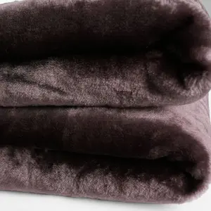 Alivio Large Faux Fur Mink Throw Luxury Super Soft Plain Bed Sofa Settee Throw Blanket - Chocolate