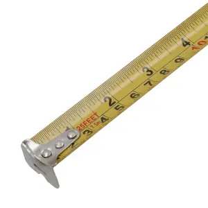 7.5 metre x 25mm Tape Measure Measuring Tape Rubber Coated mm Imperial