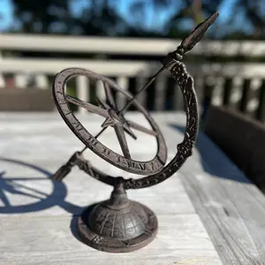 Cast Iron Decorative Garden Sundial