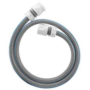 Garden Hose with 2 Connectors - Pipe Extension to Connect Hose Reel to Your Tap (5m)