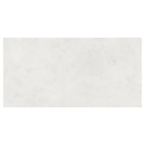 Glen Matt White Concrete Effect Porcelain Outdoor Tile - Pack of 8, 5.76m² - (L)600x(W)1200mm