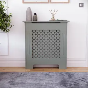 Vida Designs Oxford Small Grey Radiator Cover