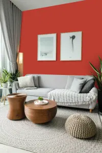 Leyland Trade Vinyl Soft Sheen Walls & Ceilings Emulsion Paint Pure Red (RAL 3028) - 5L