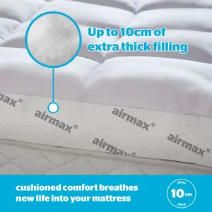 Silentnight Airmax 1000 Breathable Mattress Topper Super King (6')