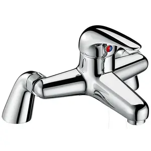 Nes Home Studio Traditional Basin and Bath Mono Mixer Filler Tap Chrome