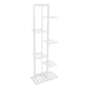 Outdoor 6-Tier Garden Wood Plant Stand 125cm H