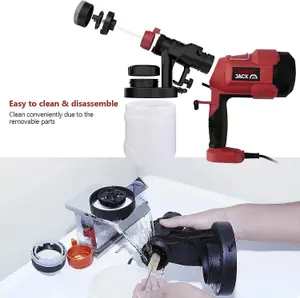 Lumberjack Electric Spray Gun Painting Tool For Fence Walls Outdoor & Indoor Paint HVLP