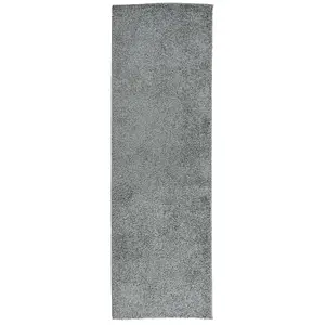 Shaggy Rug PAMPLONA High Pile Modern Green 80x250 cm