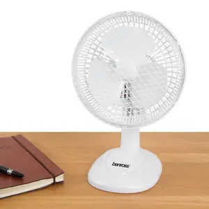 Benross 41240 2-in-1 6 Inch Clip-On Desk Fan