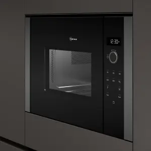 NEFF N50 HLAWD23N0B 20L Built-in Microwave - Black