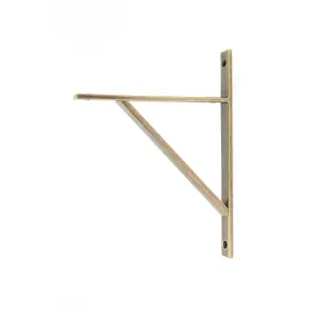 From The Anvil Burnished Brass Chalfont Shelf Bracket (260mm x 200mm)