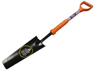 Faithfull RI29-INSDS Drainage Shovel Fibreglass Insulated Shaft YD FAIINSDRAIN