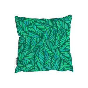 Green Leaves Pattern (Cushion) / 60cm x 60cm