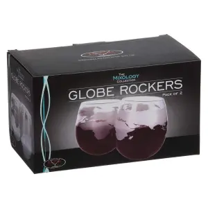 Original Products Bar Originale Globe Rocker Glasses 300ml Set of 2 Clear