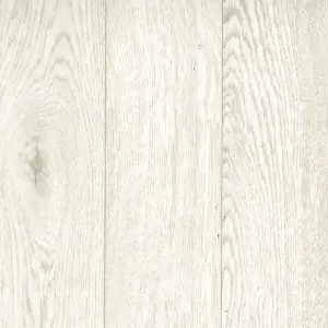 Wood Effect Anti-Slip Cream Vinyl Flooring For LivingRoom, Kitchen, 2mm Thick Cushion Backed Vinyl Sheet-3m(9'9") X 3m(9'9")-9m²