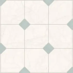 572 Scapa Olympus Tile Effect Lino Flooring Sheet Vinyl Flooring -4m(13'1") X 4m(13'1")-16m²