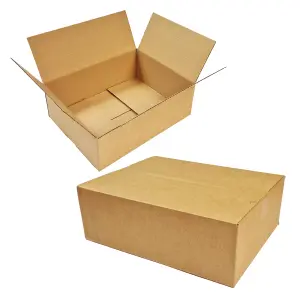 100 x 350x250x160mm Corrugated Postal Parcel Packing Shipping Royal Mail Boxes