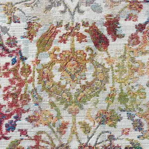 IvoryOrange Traditional Easy to Clean Floral Rug For Dining Room Bedroom And Living Room-269cm X 361cm