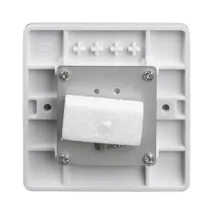 LAP Wall-mounted TV socket Gloss White