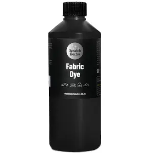 Scratch Doctor Liquid Fabric Dye Paint for sofas, clothes and furniture 1000ml Black