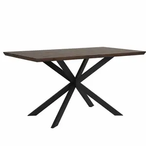 Swansea Dining Table Dark Wood