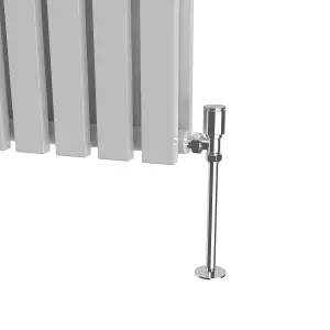 Rinse Bathrooms 1600 x 270mm White Vertical Designer Radiator Rad Double Column Radiator Rad Rectangular Flat Panel