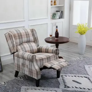 Kensington Premier Recliner Armchair Beige