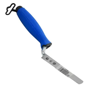 Toolty Tuck Pointing Jointing Finger Trowel with Rubber Handle 8mm Stainless Steel DIY