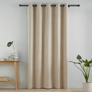 Wilson Blackout Thermal Curtains Beige / 117cm Width x 213cm Drop