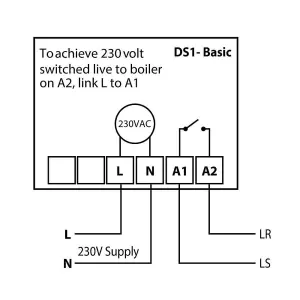 Heatmiser - DS1 V2 Manual Dial Thermostat