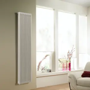 Acova White 3 Column Radiator, (W)490mm x (H)2000mm