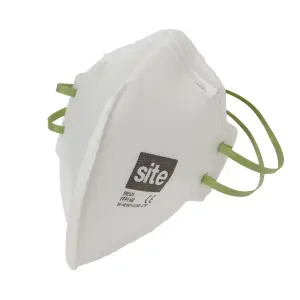 Site P1 Unvalved Disposable dust mask SRE435, Pack of 2