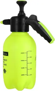 MantraRaj 2L Portable Pressure Spray Bottle With Adjustable Nozzle Garden Water Sprayer for Water Garden, Chemicals, Weed Killer