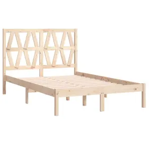 Berkfield Bed Frame Solid Wood Pine 120x200 cm