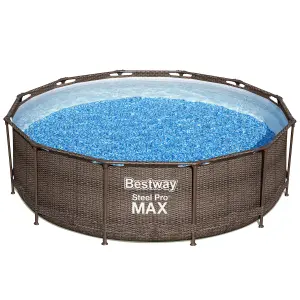 Bestway Steel Pro Swimming pool with pump (H) 100cm